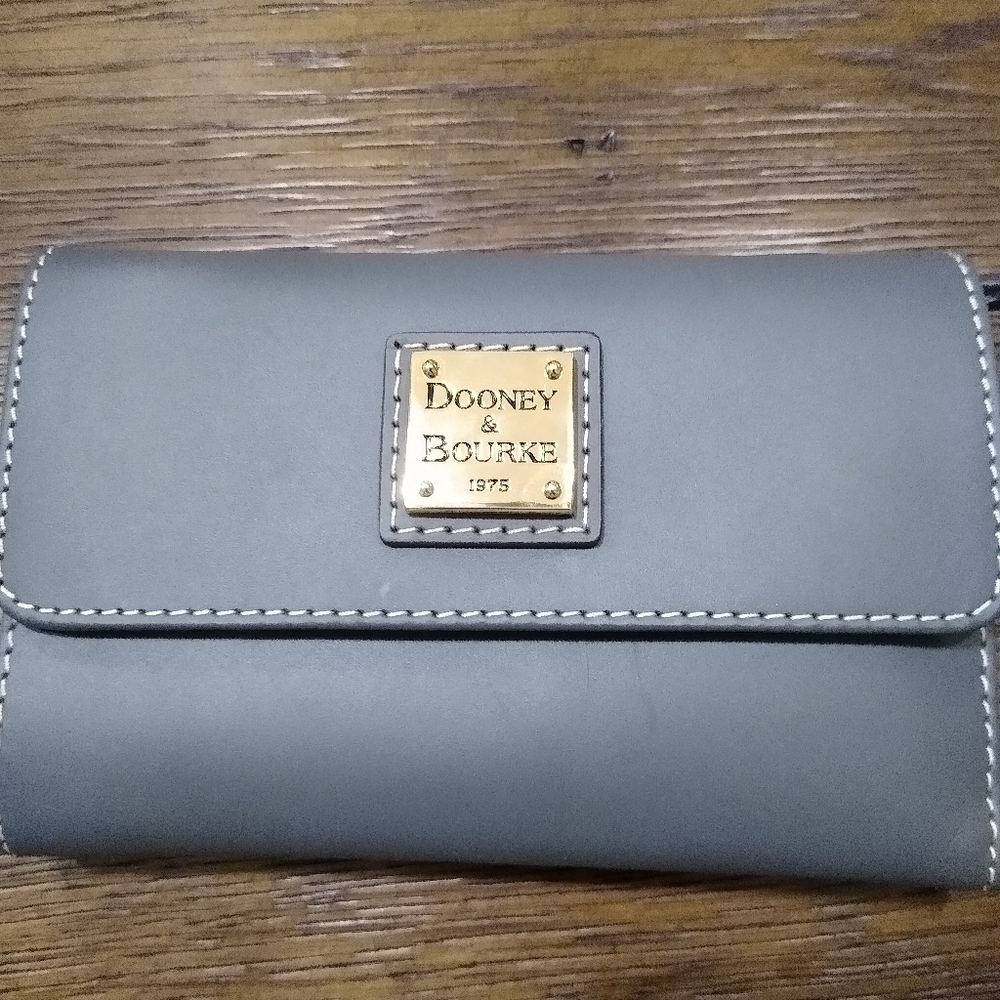 NWOT Vachetta leather Slate wallet